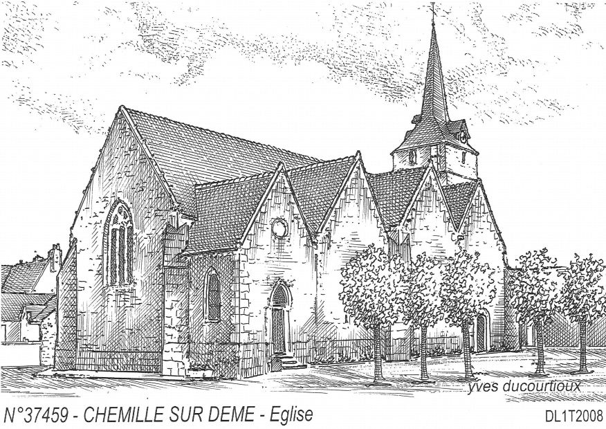 N 37459 - CHEMILLE SUR DEME - église